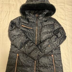 Obermeyer Black Textured Puffer Jacket